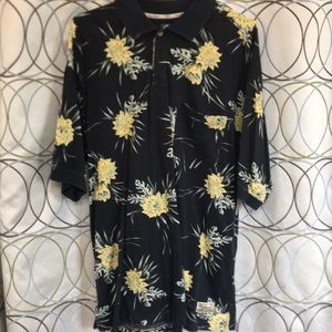Tommy Bahama Yellow Flower Polo